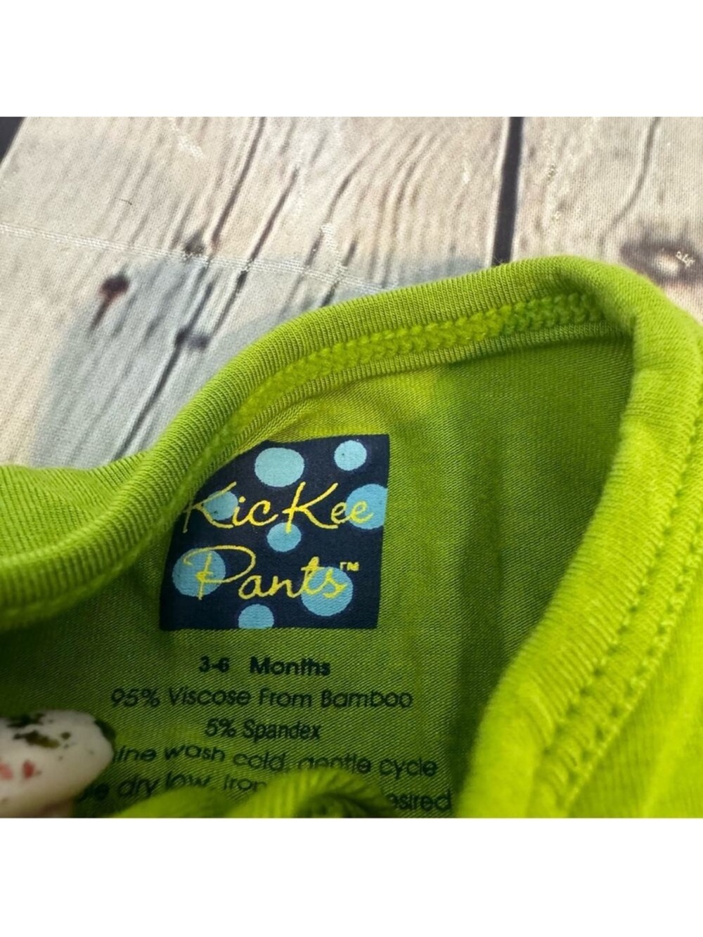Kickee Pants Green Bamboo Baby Zippie